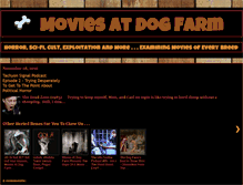 Tablet Screenshot of moviesatdogfarm.com